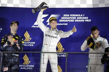 Nico Rosberg gana el Gran Premio de Singapur