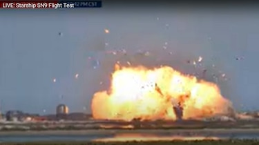 Estalla un prototipo de cohete SpaceX tras aterrizar