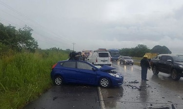 Accidente deja dos víctimas fatales en Juan Hombrón