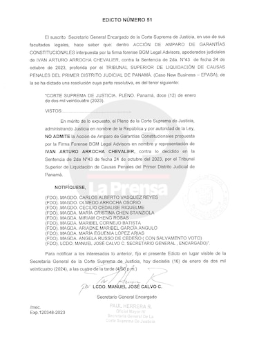 La Corte no admite recurso a uno de los condenados por New Business