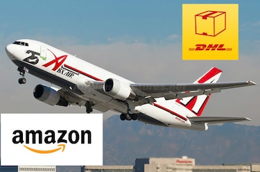 Aerolíneas de carga de Amazon y DHL se van a la huelga