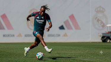 Diomande se entrena en solitario en la Ciudad Real Madrid