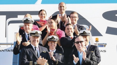 El vuelo más largo sin escalas aterrizó ayer en Sídney