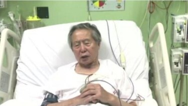 Expresidente peruano Fujimori es hospitalizado por infección estomacal