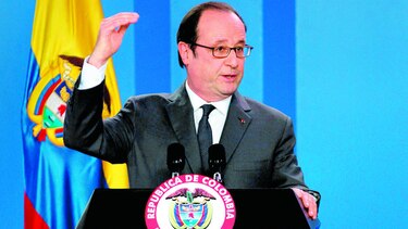 François Hollande ratifica su apoyo a la paz