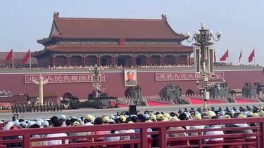 ‘Paz o guerra, diálogo o confrontación’; las palabras de Xi Jinping en la Plaza de Tiananmén