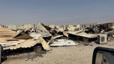 Las imágenes que revelan la destrucción causada por Irán en instalaciones militares de Estados Unidos