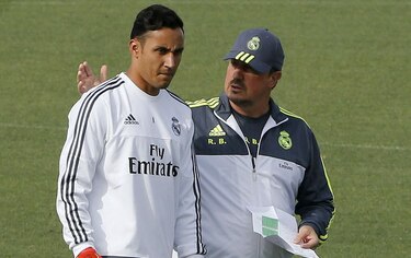 Keylor Navas trabajó con el grupo; Benzema tuvo doble sesión