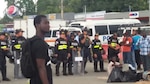 Migrantes africanos siguen a la intemperie en frontera tico-panameña