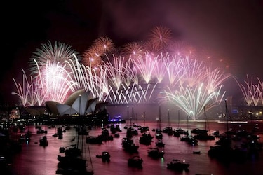 Festejo de año nuevo en algunos países