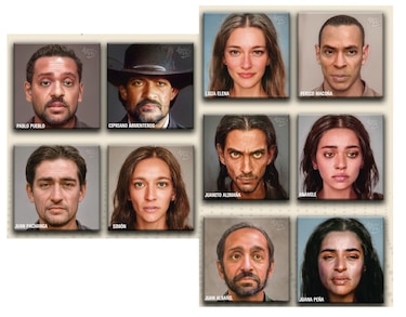 Los rostros de Ligia Elena, Pablo Pueblo y otros personajes de la salsa vistos por la inteligencia artificial