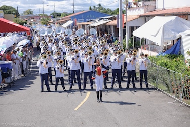 Orgullo herrerano: banda de música Herberto López vuelve al Torneo de las Rosas