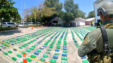 Incautan en Colombia dos toneladas de cocaína con destino a México