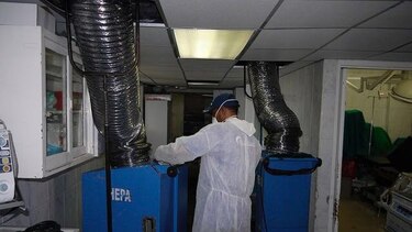 Empieza limpieza de ductos de los acondicionadores de aire en el complejo hospitalario de la CSS