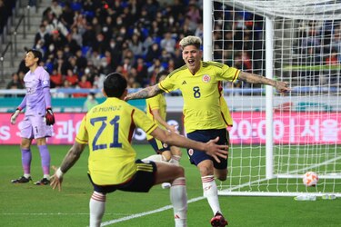 Corea del Sur y Colombia empatan a dos goles