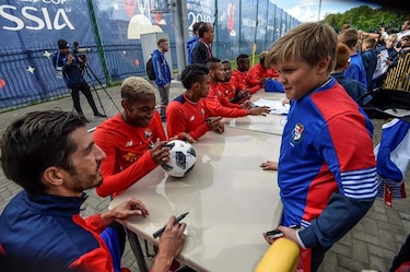 Jugadores panameños son la sensación en Saransk