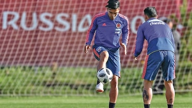 Falcao mantiene buen ánimo