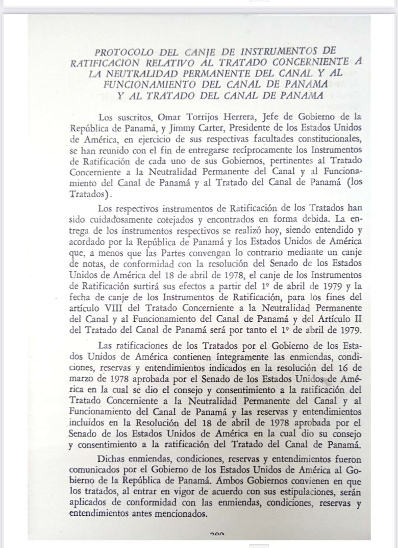 Donald Trump, el Canal de Panamá y lo pactado en el Tratado de Neutralidad