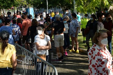 Realizan jornada de hisopado en el parque Andrés Bello para detectar a asintomáticos