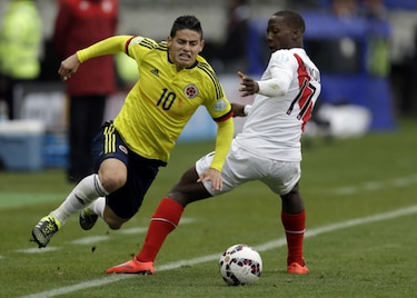Federación colombiana confirma ausencia de James