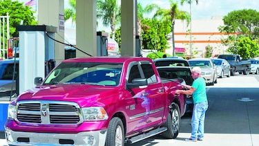 Gasolina se dispara