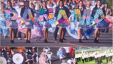 Destacada participación de banda chitreana en Desfile de las Rosas en Pasadena
