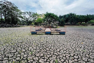 Lagos de la capital costarricense  sufren por falta de lluvias