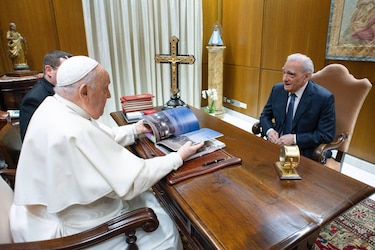 El papa Francisco se reunió con Martin Scorsese, que prepara una película sobre Jesús