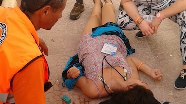 Sinaproc atiende a peregrina francesa que sufre ataque epiléptico