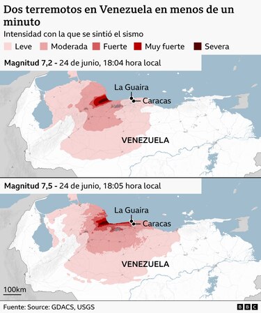 Perros, drones y detectores de sonido: cómo encuentran sobrevivientes los rescatistas en Venezuela