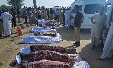 Al menos 30 muertos en accidente ferroviario en Pakistán