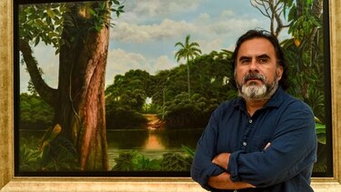 El pintor Servio Zapata trae su naturaleza a Panamá