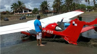 Avioneta accidentada en Guararé será destinada para estudios