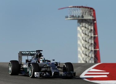 Fórmula Uno: Hamilton domina en los entrenamientos en Austin