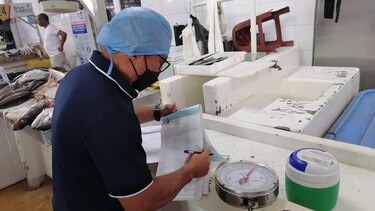 Acodeco empieza el operativo de Cuaresma en el Mercado de Mariscos