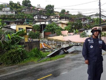 Reportan caída de árboles; emiten aviso por lluvias