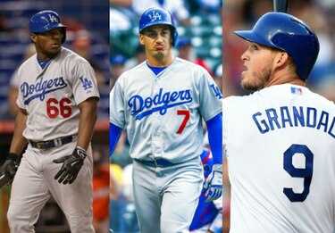 Tridente cubano deja su huella con los Dodgers