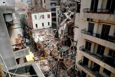 ‘Ninguna señal de vida’ entre los escombros en Beirut, afirman socorristas