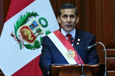 Humala promete que Perú seguirá creciendo y se mantendrá como líder regional