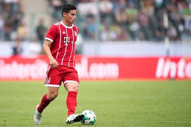James Rodríguez debuta con el Bayern en pretemporada