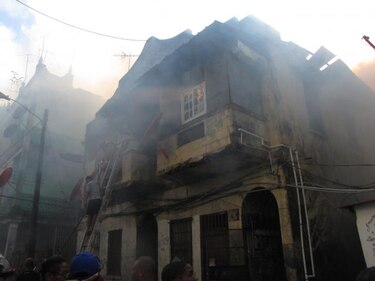40 familias afectadas por fuego en Barrio Sur de Colón