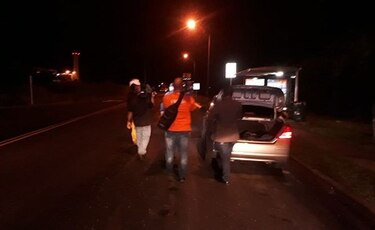 Policía retiene a equipo periodístico que cubría traslado de Martinelli a El Renacer