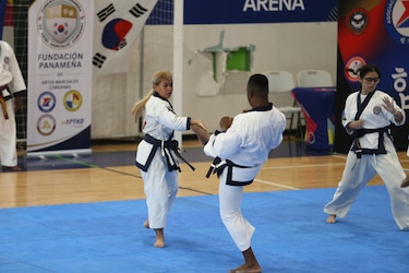 Artes marciales coreanas brillan en exhibición en Panamá