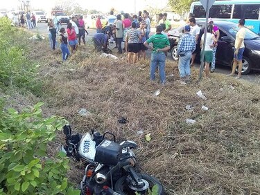 Accidente en vía La Villa - Las Tablas deja un herido