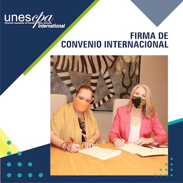 Firma de Convenio Internacional