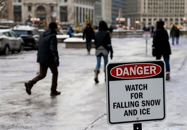 El temporal de Estados Unidos hace ‘extremadamente peligroso’ viajar por carretera
