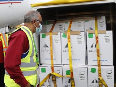 Panamá recibe el lote 47 de las vacunas contra la Covid-19; llegaron 100 mil 620 dosis
