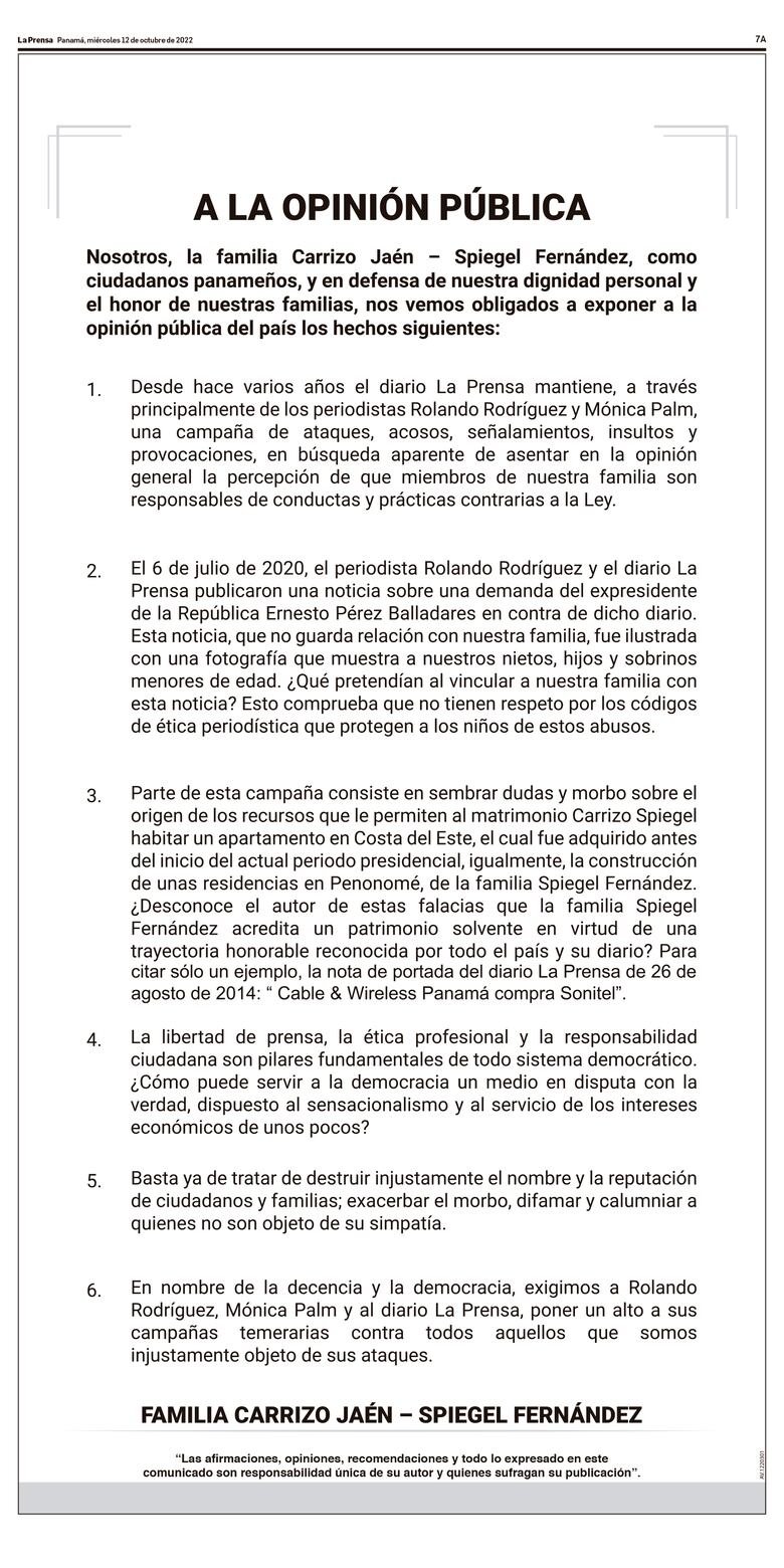 Los Carrizo-Spiegel y el sueño de la mansión propia