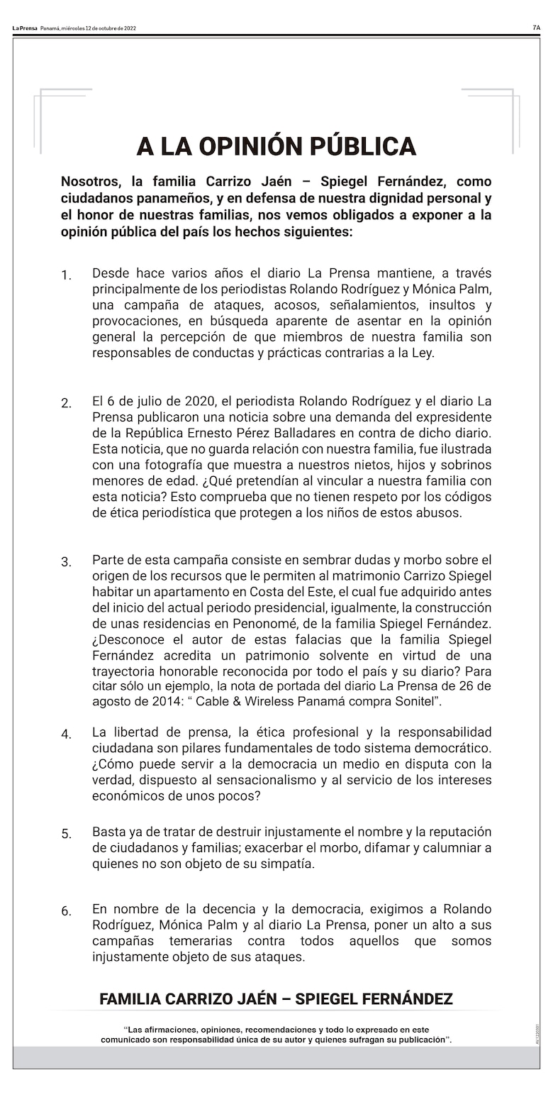 Los Carrizo-Spiegel y el sueño de la mansión propia