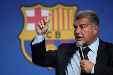 Laporta acusa a Tebas de ‘irresponsable’ y al Real Madrid de ‘cinismo’